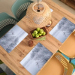 Riet - Bevroren - Winter - Natuur Placemat vinyl groot -zzsfeer5_Kitchenyeah-website