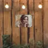 Vrouw - Verflook - Portret - Modern tuinposter los doek klein -sfeer1
