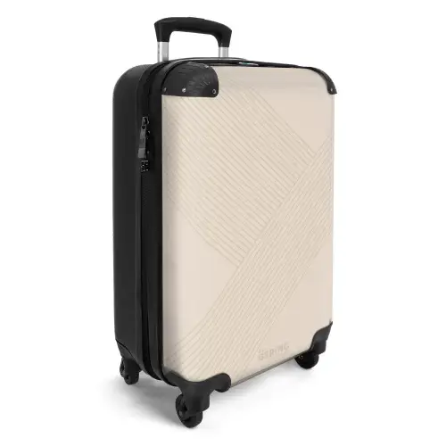 Minimal - Kruisende lijnen op NBS - Handbagage koffer - Unisex middel -productfoto_3d