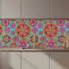 Design - Flower Power - Kleuren keuken achterwand 2 middel 871 zz_3dshopping