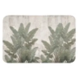 Bananenbladeren - Beton - Groen Badmat klein -3d