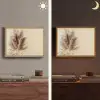 Graan - Pastel - Natuur Light Box met batterij (Wandlamp) middel -sfeer3