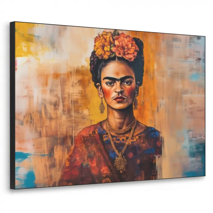 Portret - Sieraden - Schilderachtig Textielframe zwart klein -3d