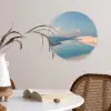 Duinen - Waterplas - Oneindige rust Wandcirkel kunststof plaat 5mm dik klein -sfeer4