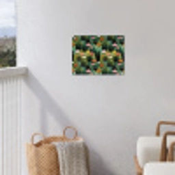 Katten - Bloemen - Kleurrijk tuinposter los doek klein 239 -sfeer8