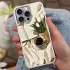 Boek - Illustratie - Tulpen - Koffie Hoesje iPhone 16 Pro Max met koord klein -sfeer3