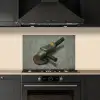 Haakse slijper - Schilderij - Gereedschap keuken achterwand spatscherm klein -sfeer1