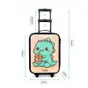 Kawai - Dino - Bubbletea Kinderkoffer - Zwart klein -productfoto_formaten