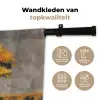 Boom - Bladeren - Goud - Abstract Wandkleed katoen klein -sfeer2