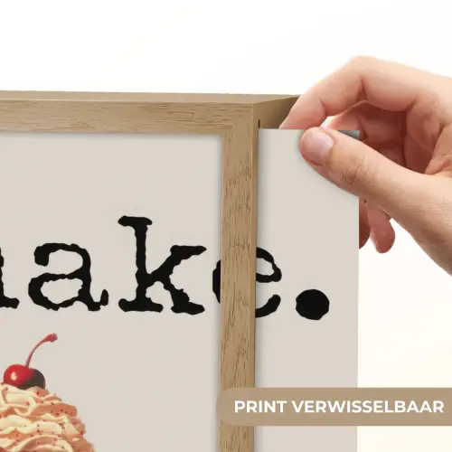 Milkshake - Kers - Rietje Light Box met batterij (Wandlamp) middel -USP_websiteprintNL