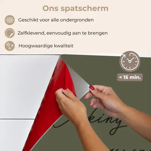Cooking is love you can taste keuken achterwand spatscherm klein -spatscherm_NL
