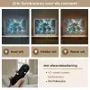 Monstertruck - Bliksem - Blauw - Jongens - Auto Light Box met batterij (Wandlamp kind) middel -USP_lichtkleurNL