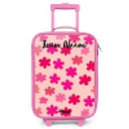 Bloemen - Patroon - Roze Kinderkoffer - Roze klein -3d