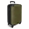 Lederen look khaki groen NBS - Handbagage koffer - Kinderen Unisex middel -productfoto_3d