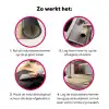 Gevlochten Natuur Inductie beschermer vinyl 3mm klein -wsfeer9_website