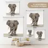 Olifant - Kinderen - Jongens - Dieren - Meisjes Wandkleed katoen klein -tsfeer8_DE
