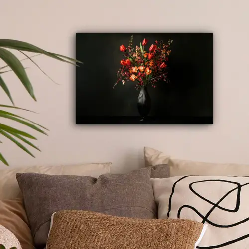 Bloemen - Takken - Boeket canvas 2cm klein -sfeer1