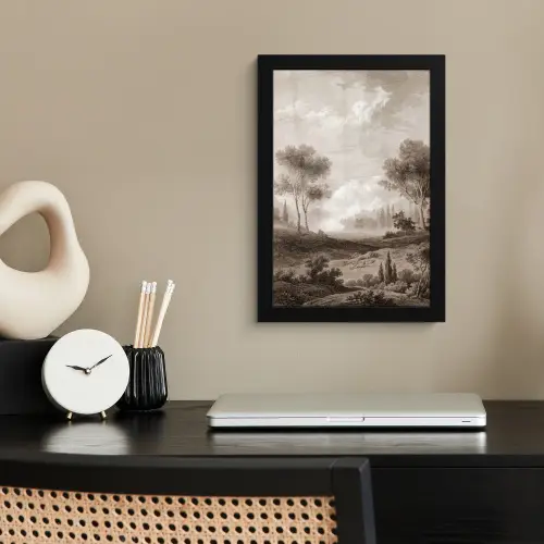 Klassiek - Landschap - Neutraal fotolijst zwart zonder passe partout klein -sfeer1