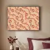Disco - Patroon - Lijnen Textielframe zwart klein 947 -sfeer1
