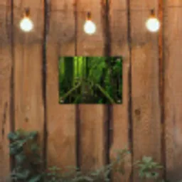 Groene Oase van Rust tuinposter los doek klein -sfeer1