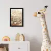 Wilde - Bloemen - Wit fotolijst zwart zonder passe partout klein -usfeer4_kinderkamer