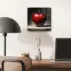Apple - Hart - Rood plexiglas 5mm klein -sfeer6