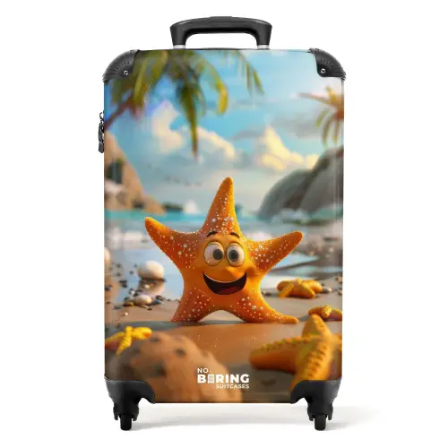 zeesterk NBS - Handbagage koffer - Kinderen Unisex middel -productfoto_recht