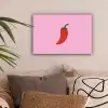 Peper - Rood - Illustratie canvas 2cm klein -sfeer1