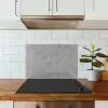 Patroon - Cement - Beton keuken achterwand spatscherm klein 900 -sfeer2