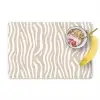 Abstract - Zebra - Beige Placemat vinyl groot 368 -zzzproduct_Kitchenyeah-website