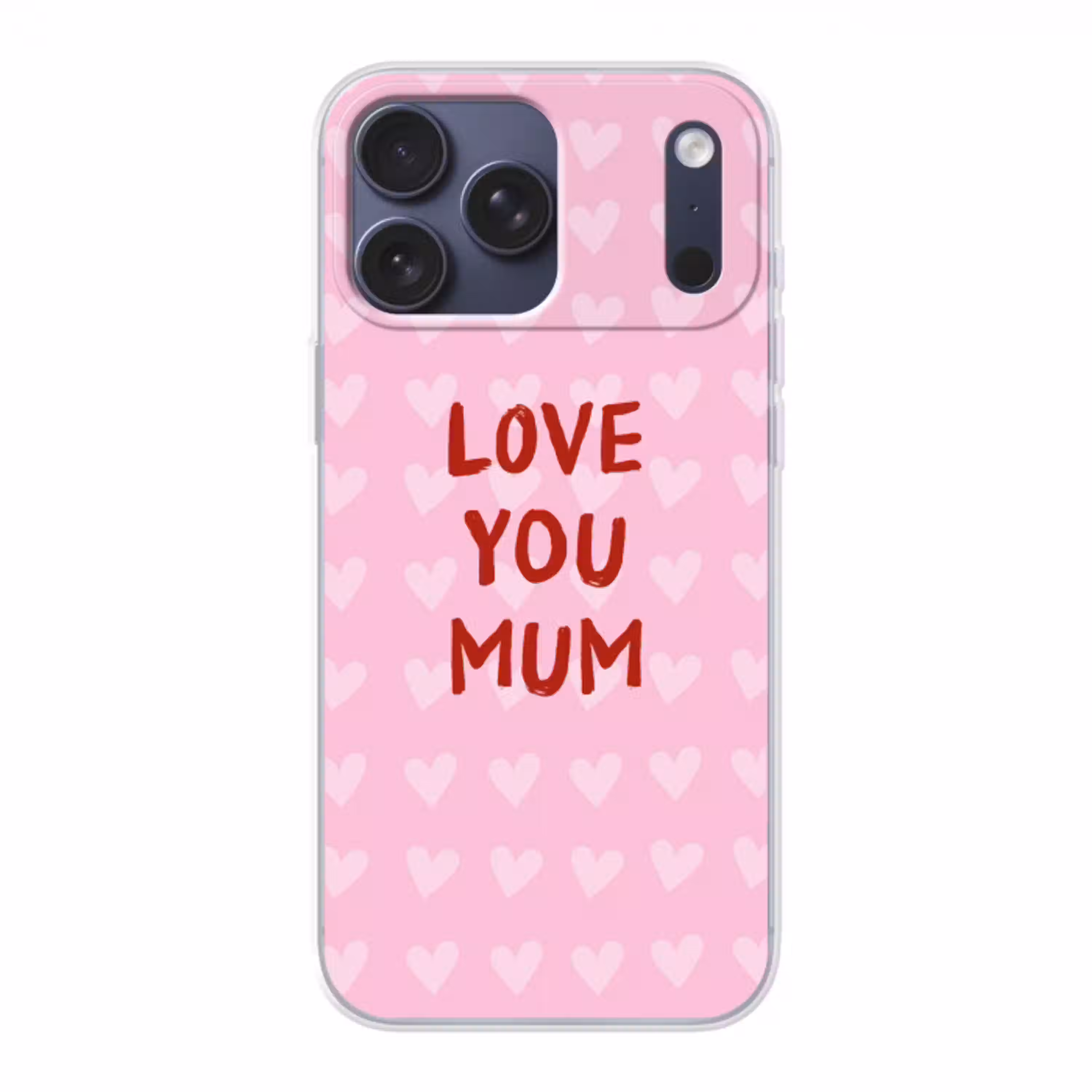 Love - Quote - Moeder - Rood Telefoonhoesje iPhone 17 Pro Max klein -3d