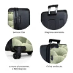 Waaier - Blad - Groen NBS - Large koffer - Volwassenen Unisex groot -zzzzzzzbolletjes_FR