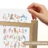 Alfabet - Educatief - Letters leren voor kinderen - Wilde dieren - Kleurrijk Light Box met kabel (Wandlamp kind) klein -USP_websiteprintNL