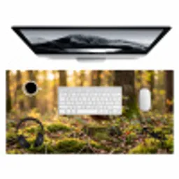 Houtsnip - Bos - Bladeren - Herfst - Gecamoufleerd Muismat XXL klein -3d