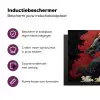 Zwarte draak - Rookwolken - Rood Inductie beschermer vinyl 3mm middel -zzzzzzz-cc-usp
