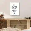 Quotes - Geluk is het enige wat zich verdubbelt - Spreuken aluminium wit klein -sfeer3