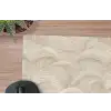 Bogen - Patroon - Beige muismat rubber klein 262 -closeup