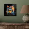 Kat - Graffiti - Kleurrijk - Wafel - Eten plexiglas 5mm klein -sfeer3