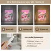 Stad - Roze - Palmbomen Light Box met kabel (Tafellamp) klein -USP_lichtkleurNL