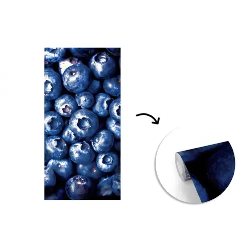 Bessen - Blauw - Fruit fotobehang vinyl groot -3d
