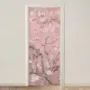 Amandelbloesem - Kunst - Van Gogh - Roze deurposter klein -3d_beige
