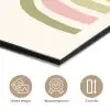 Regenboog - Pastel - Groen - Roze - Modern aluminium wit klein -closeup_NL