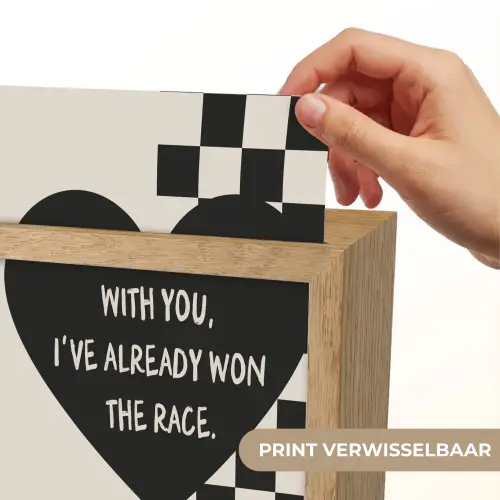 Liefde - Beige - Race Light Box met kabel (Wandlamp) klein -USP_websiteprintNL