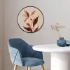 Bloemen - Blaadjes - Minimalistisch - Roze Fotolijst rond zonder passe partout klein -sfeer2