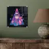 Retro - Kerstman - Rendieren - Kerstboom plexiglas 5mm klein -sfeer3