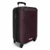 Lederen look bordeaux rood NBS - Handbagage koffer - Volwassenen Unisex middel -productfoto_3d