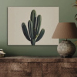Cactus - Subtiel - Groen PET vilt klein -sfeer2