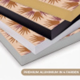 Ornament - Patroon - Oker Textielframe zwart klein 947 -USP_kleurenDE