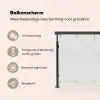 Golven - Ribbels - Wit Balkonbeschermer Duitsland klein 596 -specs_NL