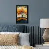 Boom - Natuur - Goud - Modern fotolijst zwart zonder passe partout klein -sfeer3